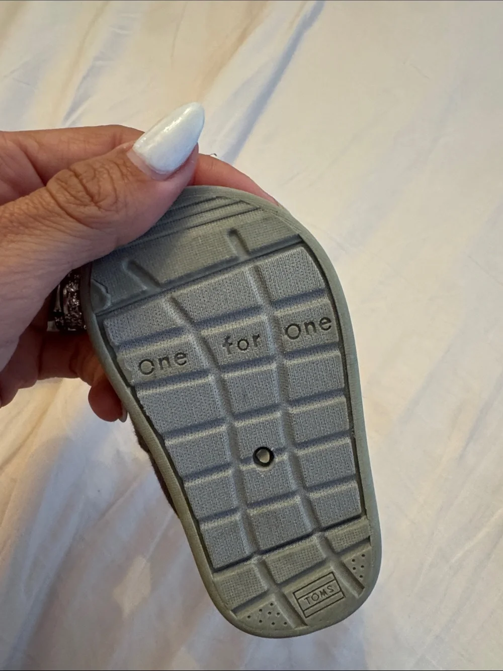 Toms Baby & Walker Slip-On Shoes in brown Canvas size 3